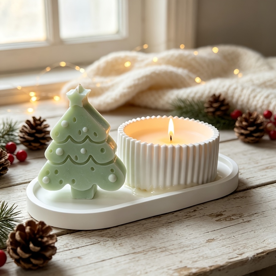 Epoksi reçine Noel ağacı mumla - Candle Making Ideas incelemesi ve fiyatı