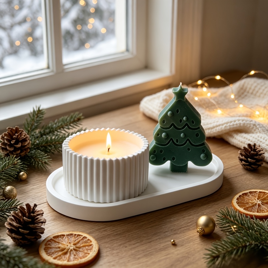 Epoksi reçine Noel ağacı mumla - Candle Making Ideas incelemesi ve fiyatı
