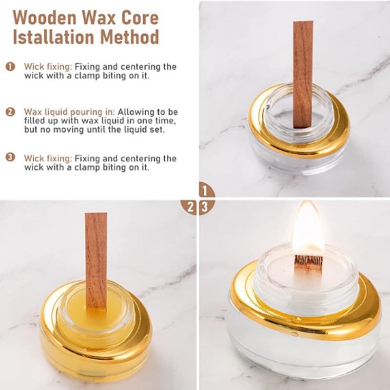 40 Adet Ahşap Mum Fitili Seti  - Wood Wick Crackle incelemesi ve fiyatı
