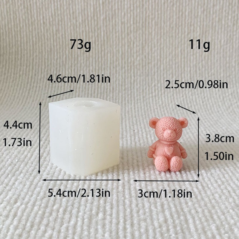 Mini Aşk Ayı Mum silikon kalıp - Candle Making Ideas incelemesi ve fiyatı