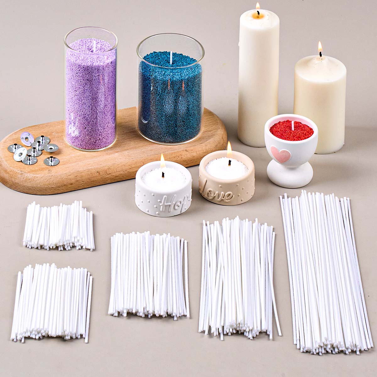 50 Adet 5-20Cm Mum Fitileri Mu - Candle Making Instructions incelemesi ve fiyatı