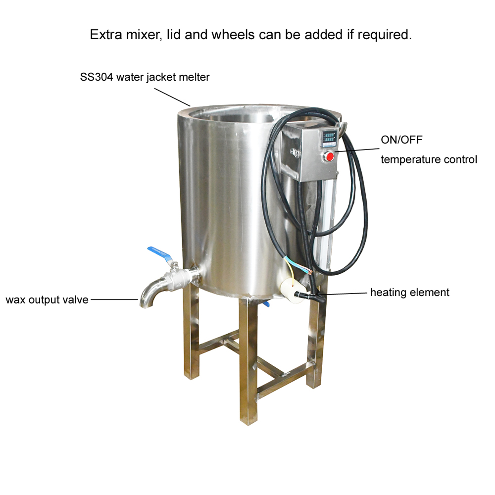 Elektrikli 30KG Küçük Balmumu  - Candle Making Machine Price incelemesi ve fiyatı