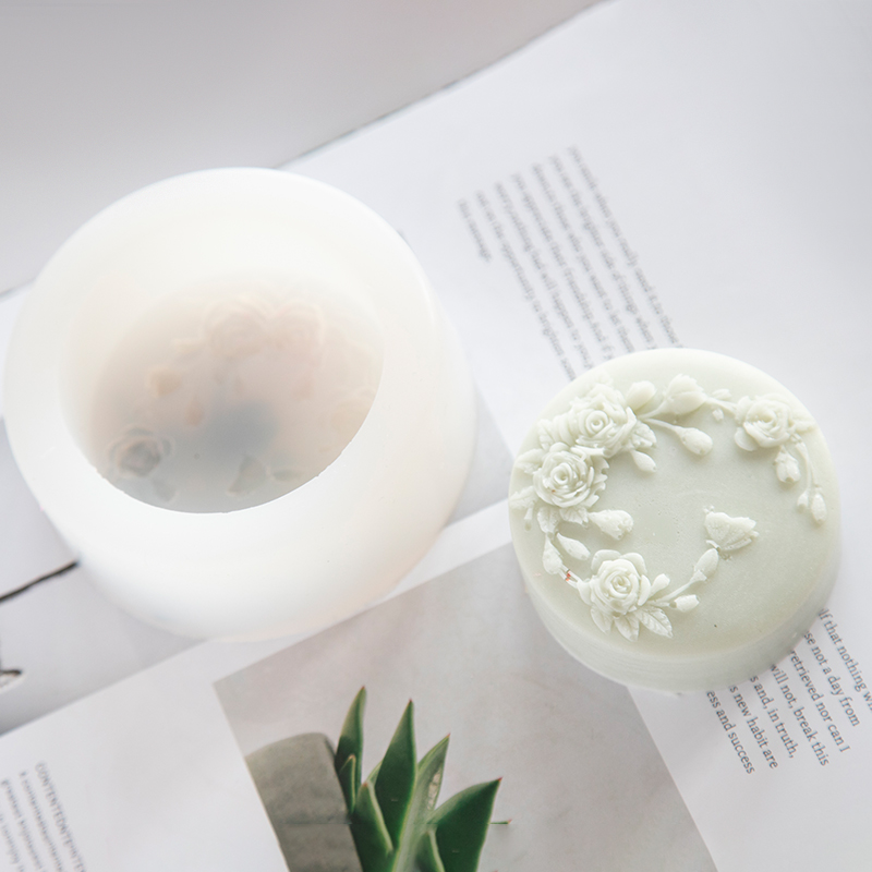 Yuvarlak Şekil Gül Çiçek El Ya - Candle Making Ideas incelemesi ve fiyatı