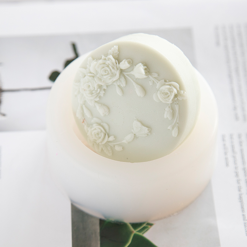 Yuvarlak Şekil Gül Çiçek El Ya - Candle Making Ideas incelemesi ve fiyatı