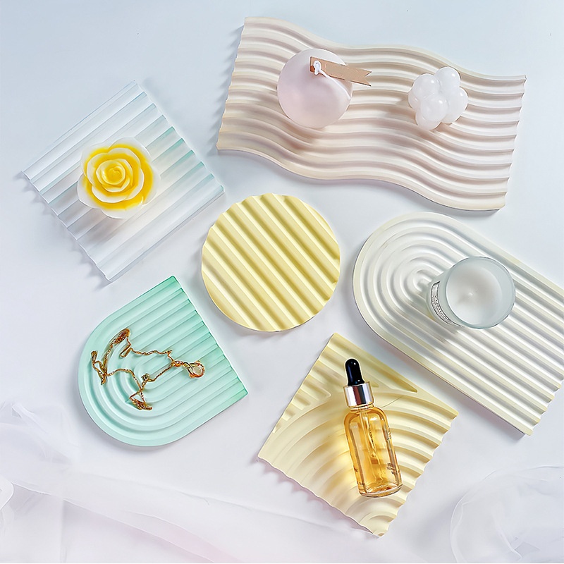 DIY Çizgili Dalga Tepsi Kalıp  - Candle Making Ideas incelemesi ve fiyatı