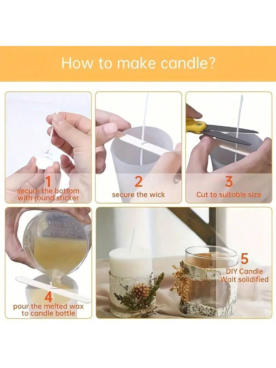310/510 Parça Mum Yapımı Malze - Candle Making Instructions incelemesi ve fiyatı