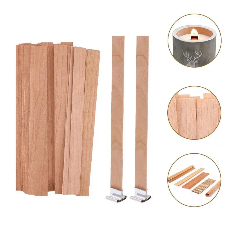 1-5 torba doğal ahşap mum fiti - Wood Wick Crackle incelemesi ve fiyatı