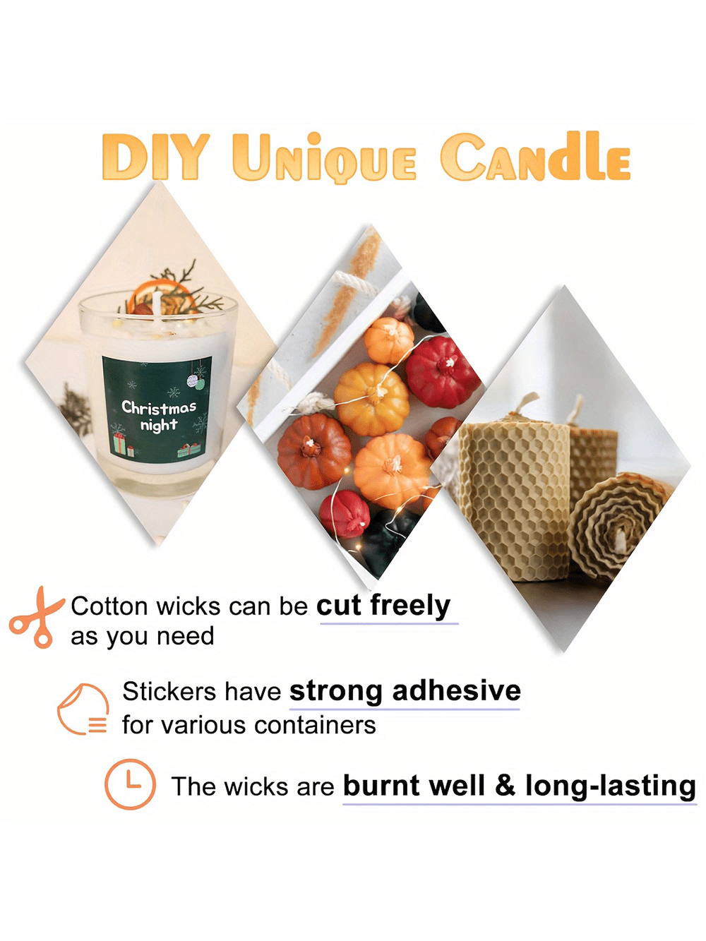 200 ft Mum Fitili - 100 Metal  - Candle Making Instructions incelemesi ve fiyatı