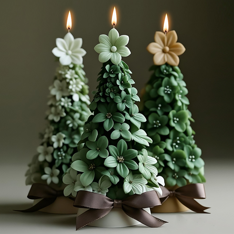 3D Noel Ağacı Mum Silikon Kalı - Candle Making Ideas incelemesi ve fiyatı